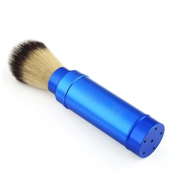 Металлическая ручка из барсучьей шерсти Генделя, кисточка для бритья из алюминиевого сплава, мужская щетка для бритья бороды, щетка для парикмахерской