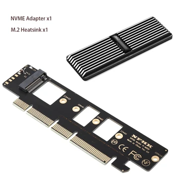 Адаптер M2 NVMe SSD NGFF Для PCIE 4.0 X4 M Key PCI Express 3.0 M.2 Конвертер NVME SSD M2 Riser с Алюминиевым Радиатором