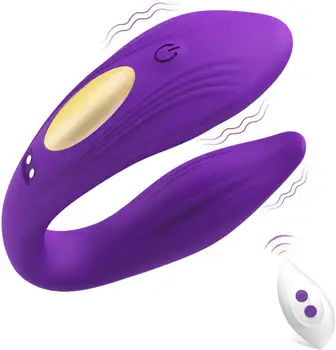 Вибратор Rabbit Couple Sex Toy, беспроводной стимулятор с дистанционным управлением, двойная вибрация, пригодный для носки.