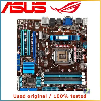 Для Intel H55 Для ASUS P7H55D-M PRO Материнская плата компьютера LGA 1156 DDR3 16G Настольная Материнская плата SATA II PCI-E 2.0 X16