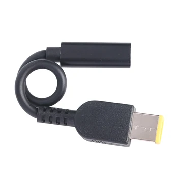 Разъем постоянного тока PD USB C на 11x4,5 мм, кабель-адаптер питания для Lenovo