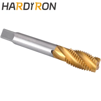 Отвод для спиральной канавки Hardiron M22x1.5, титановое покрытие HSS, Отвод для нарезания спиральной канавки M22x1.5