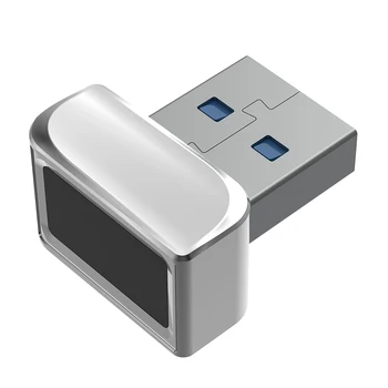 USB-модуль считывания отпечатков пальцев, мини-биометрический сканер из цинкового сплава, замок, безопасный многоязычный, удобное управление для ноутбуков ПК