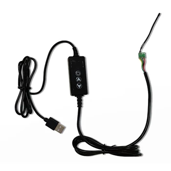 Новый USB Мини-переключатель термостата Светодиодный цифровой регулятор температуры Термометр Терморегулятор постоянного тока 5-24 В 12 В