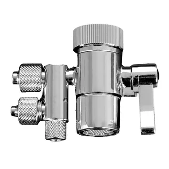 Латунный отводной клапан, серебристый, 3/8 дюйма и 5/16 дюйма, Отводной клапан Amway, кран, фильтр, Термостойкие детали для eSpring