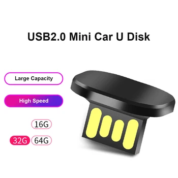 Авто Внедорожник Автомобиль USB2.0 Мини-USB-накопитель Флэш-диск ТВ Музыка Видео Память USB-накопитель