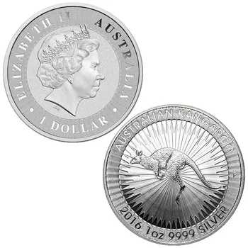 Памятные монеты из коллекции серебряных монет Australian Kangaroo стоимостью 1 доллар США
