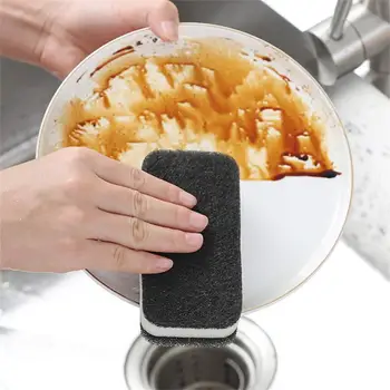 Кухонные принадлежности Губка для посудомоечной машины Инструменты для чистки раковины Мелкие предметы Дешевые Товары Губка для мытья посуды Мочалка для дома Полезные мелочи