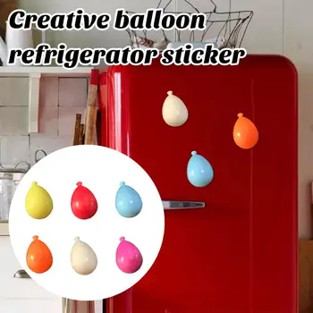 Магнит на холодильник Мультяшный шар, Магнит с мультяшным шариком, Магниты на холодильник, Забавный домашний декор для холодильников, легкое милое сообщение