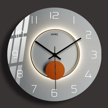 Настенные часы для гостиной, мода для дома 2022, новые креативные часы, современный минималистичный свет, роскошные часы в скандинавском стиле для ресторана