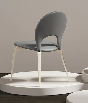 Официальный представитель Aoliviya 2023 года, новый Легкий Роскошный обеденный стул во французском кремовом стиле, современный Простой Домашний стул со спинкой, Белый Отель N