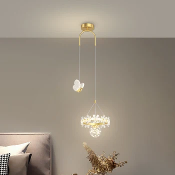 Прикроватная люстра Nordic light роскошное креативное освещение спальни sky star butterfly минималистичный современный хрусталь детская комната