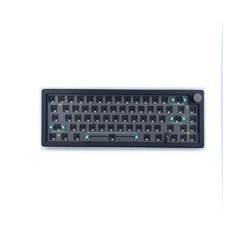 GMK67 Комплект механической клавиатуры с RGB-подсветкой с возможностью горячей замены, беспроводная связь Bluetooth 2.4 G, 3 режима, индивидуальная клавиатура 