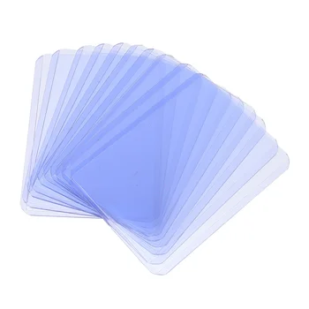 Обложка для Карточек Пластиковый Прозрачный Защитный Дисплей Буклет Для Хранения игровых Картинок Держатель для бумажника из ПВХ