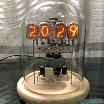 2022 ретро-часы со светящейся лампой, киберпанк, настольные креативные часы, технология rnaments, схема ручной работы, обучение с дистанционным управлением