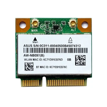 AR5B225 2,4 ГГц 300 М Беспроводная Bluetooth-совместимая карта Mini PCI-E WiFi адаптер
