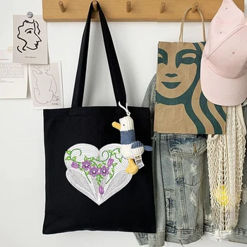 Бабочка, алмазная роспись, горный хрусталь, экологичная сумка для покупок, модная сумка для подмышек для ежедневных покупок