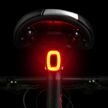 Задний фонарь велосипеда JEPOZRA, интеллектуальный датчик стоп-сигнала, снаряжение для верховой езды, USB-зарядка горного шоссейного велосипеда