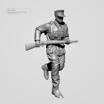 наборы моделей солдата из смолы 50 мм 1/35, бесцветная и самосборная фигурка (3D печать) TD-4438 / 3D