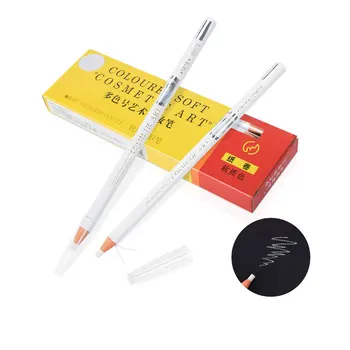 Водонепроницаемый микроблейдинг, отслаивающийся, Водостойкий Белый карандаш для бровей, карандаш для микроблейдинга, инструменты для макияжа