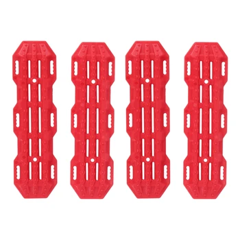 4шт Пластиковая Песчаная Лестница Для Восстановления Пандусов 1:10 RC Crawler Axial SCX10 Tamiya CC01 TRX-4 D90 MST CFX, Красный