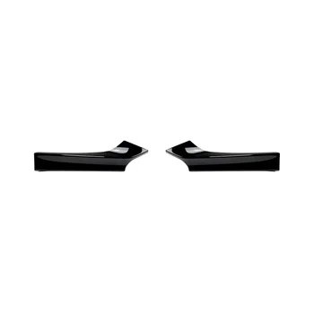 Для 2 серии F22 F23 2015-2019 MP Передний бампер для губ угловой диффузор Сплиттер Спойлер протектор Глянцевый черный