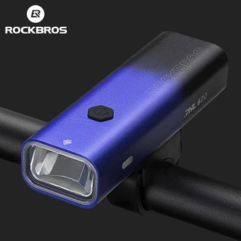 Фары для велосипеда ROCKBROS, Многофункциональная мощная вспышка, Заряжающийся светодиодный Перезаряжаемый Передний фонарь для велосипеда IPX6