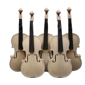 Новая белая скрипка 4/4, модель Страдивари, Пламя, Клен, Ель, незаконченные скрипки своими руками