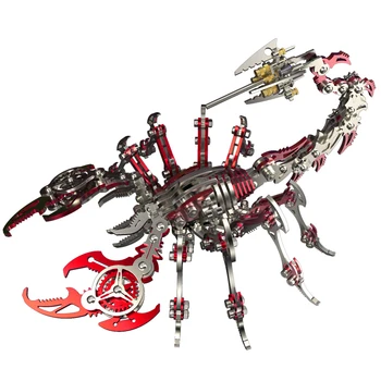 Механическое насекомое Скорпион 3d Модель Металлическая сборка Игрушка своими руками Механический набор для взрослых Мальчиков Студентов Подарок на День рождения