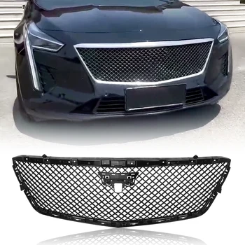 Для Cadillac CT6 2019-2020 Sport-V Решетка в стиле Сот Передняя Решетка Черная Замена Автомобиля Верхний Бампер Капот Сетка Обвес Сетка