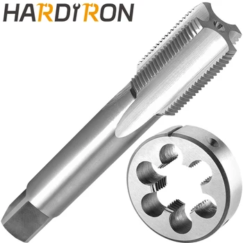 Hardiron M28 X 0,75 Метчик и матрица Правая, M28 x 0,75 метчик с машинной резьбой и круглая матрица