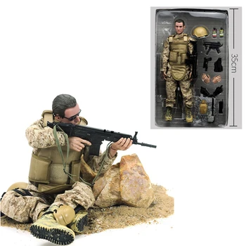 1/6 Солдат спецназа BJD Military Army Man SWAT Team Коллекционная кукла с оружием, набор игрушечных фигурок для мальчика