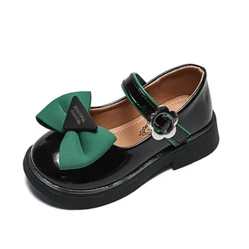 MODX/ Детские туфли из лакированной кожи; осенние новые модные туфли принцессы для девочек с мелким носком; тонкие туфли для студенческих выступлений