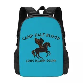 Camp Half Blood Простая стильная студенческая школьная сумка Водонепроницаемый повседневный рюкзак большой емкости для путешествий Рюкзак для ноутбука