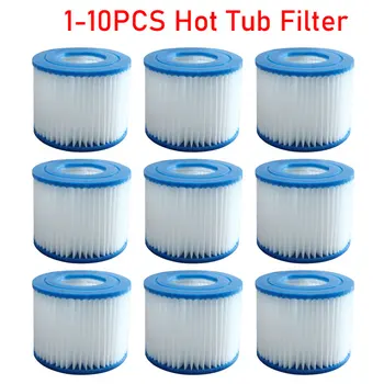 Фильтры для гидромассажных ванн Bestway Type VI для замены спа-фильтров с мягкими резиновыми наконечниками Многоразовый фильтр для бассейна Intex