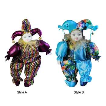 Кукла-клоун, фарфоровый клоун, гибкие суставы для праздника