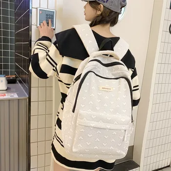 Женский рюкзак с принтом Full Love 2023, водонепроницаемые нейлоновые студенческие школьные сумки для девочек-подростков, Милый женский рюкзак для путешествий в колледж