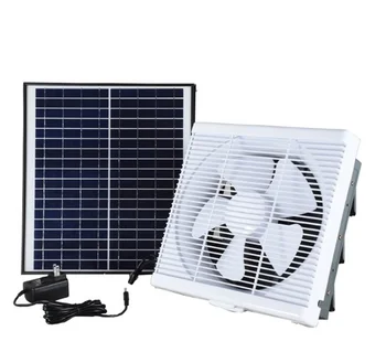 Vent tool ECO вытяжной вентилятор Солнечная пластиковая решетка 10-дюймовый вентиляционный вентилятор с жалюзи солнечный потолочный вытяжной вентилятор
