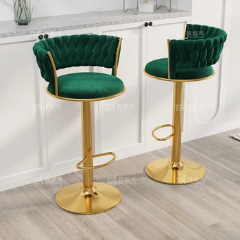 Регулируемый металлический подъемник Golden Bar Hoker, Скандинавские Поворотные Барные стулья для приема гостей, современная мебель для дома Sandalye