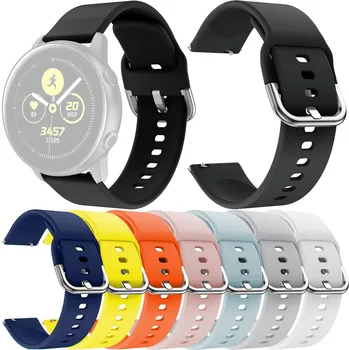 Горячее Специальное предложение, Сменные ремешки для спортивных силиконовых часов, красочный вспомогательный аксессуар для Samsung Galaxy Watch Active