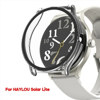 Корпус умных часов, жесткая защитная пленка для экрана наручных часов HAYLOU Solar Lite, устойчивые к царапинам чехлы
