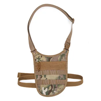 Уличная косая подвесная сумка для подмышек, походная сумка на одно плечо, тактическая сумка-невидимка для подмышек, военная веерная уличная камуфляжная сумка