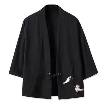 Японское Кимоно Косплей Мужская Самурайская Одежда Юката Азиатская Одежда Кимоно Hombre Japonés Кардиган Куртка Плюс Размер самурайский косплей