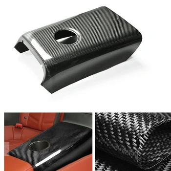 Накладка панели подлокотника заднего сиденья автомобиля из углеродного волокна для Nissan GTR R35 2009 2010 2011 2012 2013 2014 2015 2016