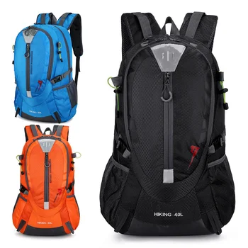 40-литровый Альпинистский Водонепроницаемый рюкзак, мужская дорожная дизайнерская сумка, Походная сумка, Унисекс, Рюкзаки для кемпинга, нейлоновые спортивные сумки