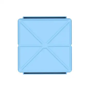 Удобная коробка для хранения Прочный Портативный силиконовый ланч-бокс для дома Простое в многоразовом хранении решение Силиконовая складная коробка для хранения