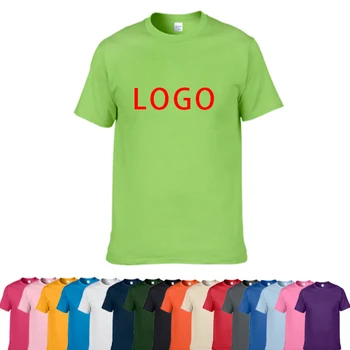 Японская повседневная футболка в стиле ретро, трикотажная дышащая, впитывающая пот футболка с логотипом бренда и цветом OEM, мужская футболка