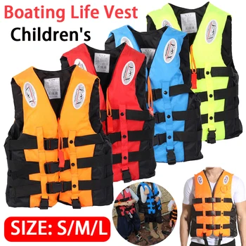 Неопреновый спасательный жилет для детей, новая детская куртка для водных видов спорта, обеспечивающая плавучесть, спасательный жилет для плавания, катания на лодках, лыжах, жилет для вождения, дрифтинг