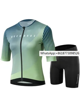 Велосипедный костюм с короткими рукавами, летний мужской и женский велосипед, спортивная одежда для горных и шоссейных велосипедов