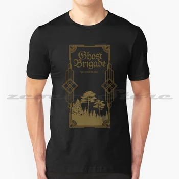 Футболка Ghost Brigade Woods, 100% хлопок, удобная высококачественная футболка Woods Ghost Brigade, Ммм, металл, Dark Doom Post Office